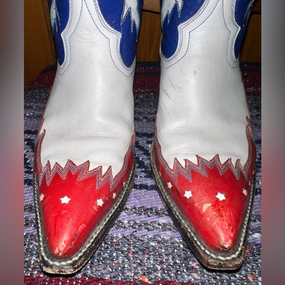 Thunderbird Eagle Rocketbuster Handmade Custom Western Leather Boots - Picture 5 of 11